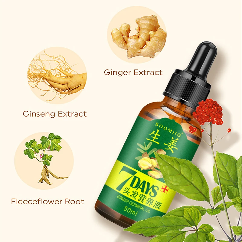 Новинка имбирный спрей для роста волос незаменимый Спрей Против выпадения