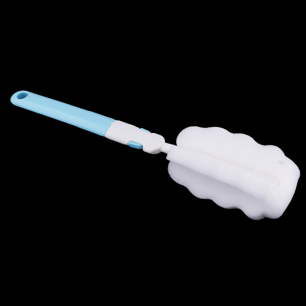

Long Handle Sponge Cleaner Brush Wineglass Bottle Cup Kitchen Cleaning Tools