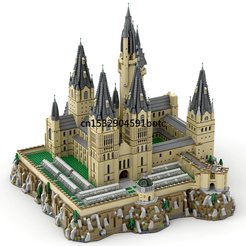 

New in stock MOC Compatible Lepining Castle Model Movie Castle Magic Model Building Block Bricks Toys Children Gift City