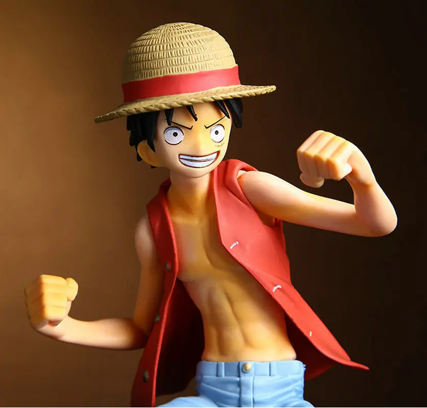 Акция! Новинка аниме одна штука обезьяна D.Luffy 2 цвета одежда ПВХ фигурка модель 17