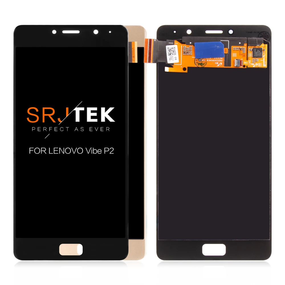 ЖК дисплей AMOLED 5 дюйма для Lenovo P2 сенсорный экран с рамкой Pantalla Vibe сменный P2c72