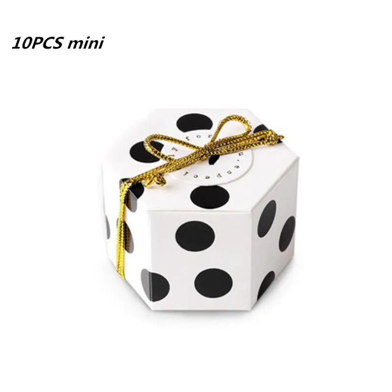 10pcs candy box 10 шт./партия, 14X20 см, белые золотые точки, сумка для печенья, diy, подарочные пакеты для рождественской вечеринки, конфеты, продукты и сумки для упаковки мыла ручной работы - Цвет: 10pcs candy box