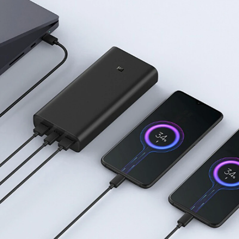 Xiaomi Power Bank 3 супер быстрое зарядное устройство 20000 мАч 50 Вт Макс Быстрая зарядка