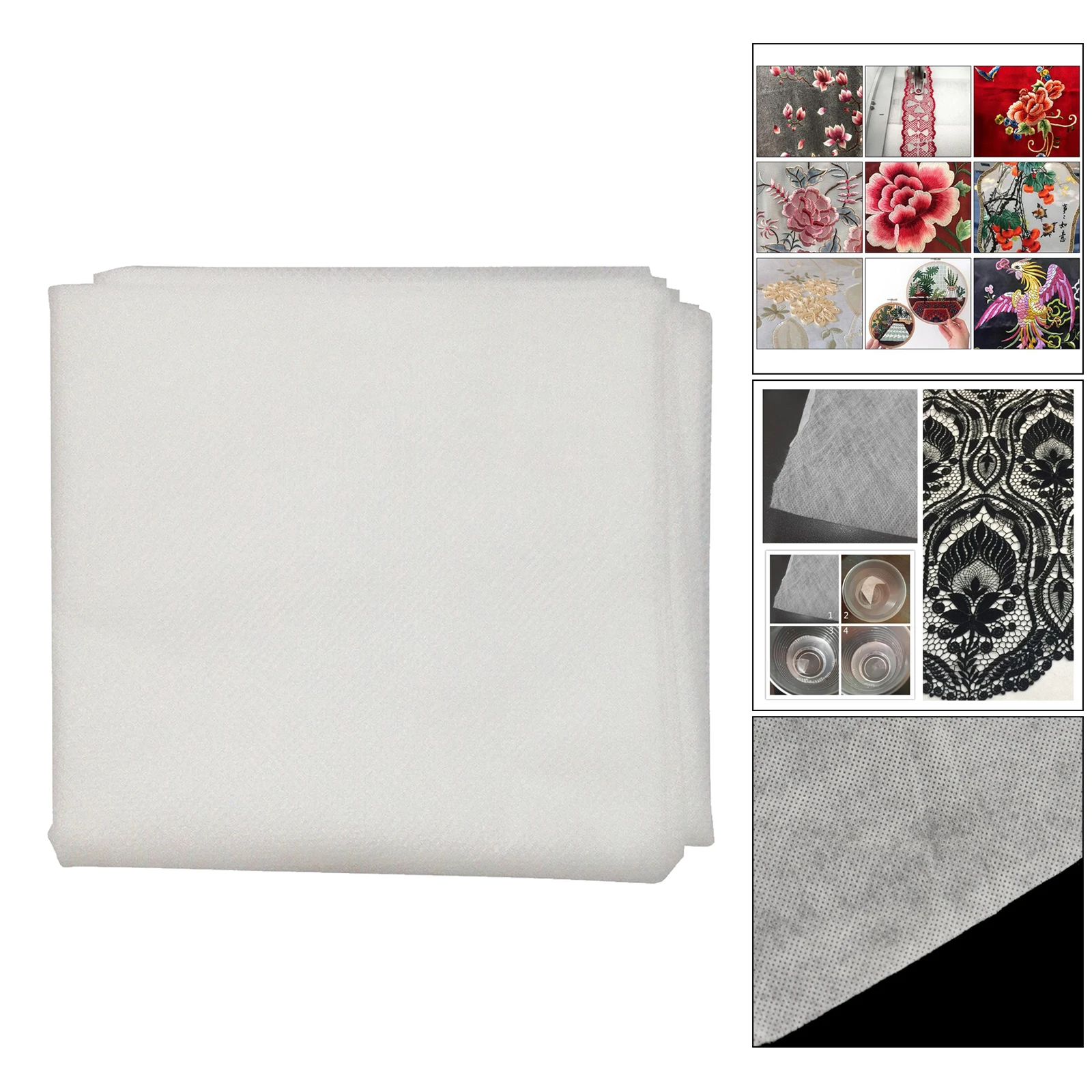 5 шт прозрачный оторвать машина ткань-стабилизатор для вышивки бэк придет пленка