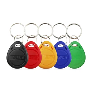 100 шт. RFID-брелок для бесконтактных EM-карт 125 кГц