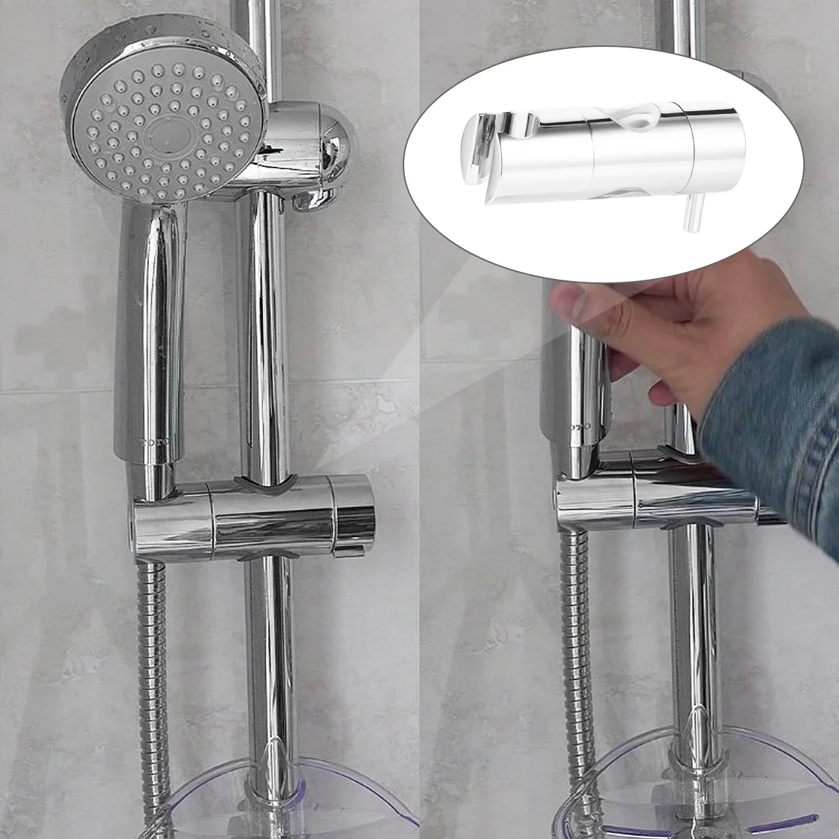 

Регулируемый держатель для душа