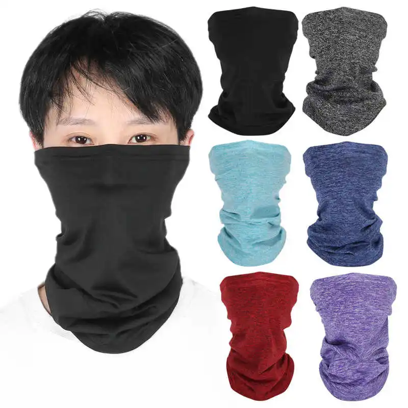 Многофункциональный дышащий Шарф для лица эластичная мягкая моющаяся повязка на