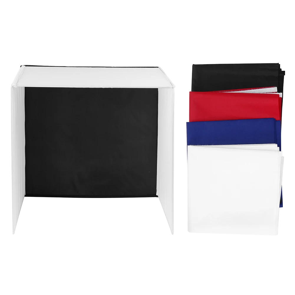 ALLOYSEED 40cm Foldable Square Lightbox Softbox Portable Photo Studio Photography Flash Light Diffuser Soft Box For DSLR Camera |