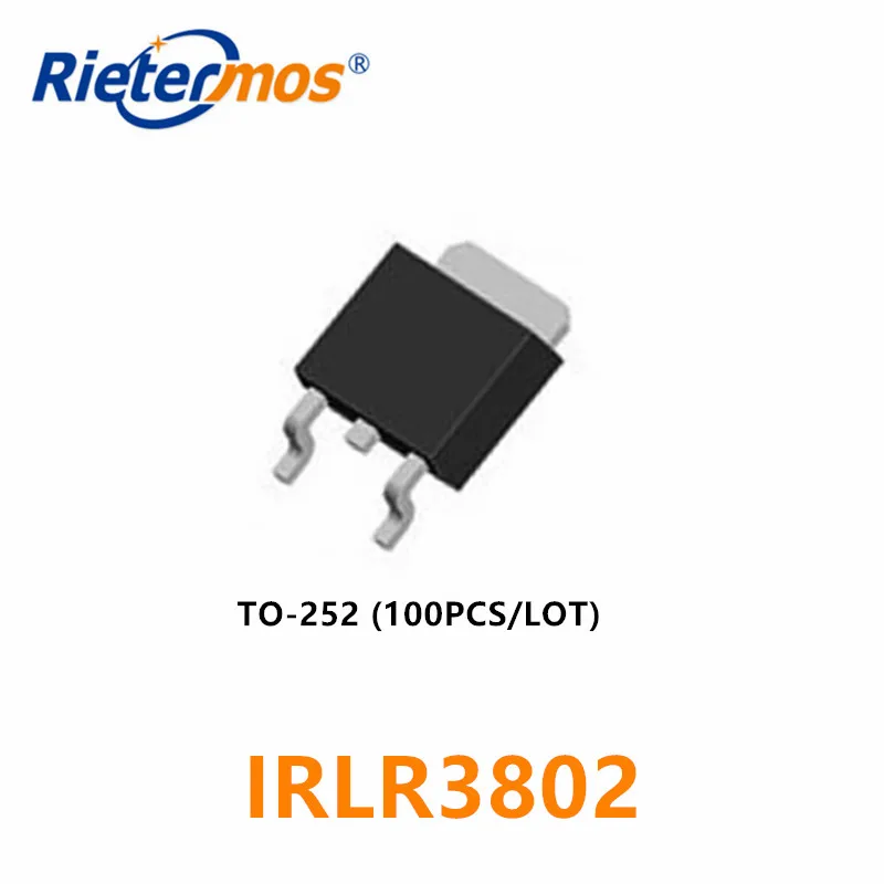 100 шт. IRLR3802 IRLR3802PBF LR3802 TO252 N-CHANNEL 12В SMD | Электроника