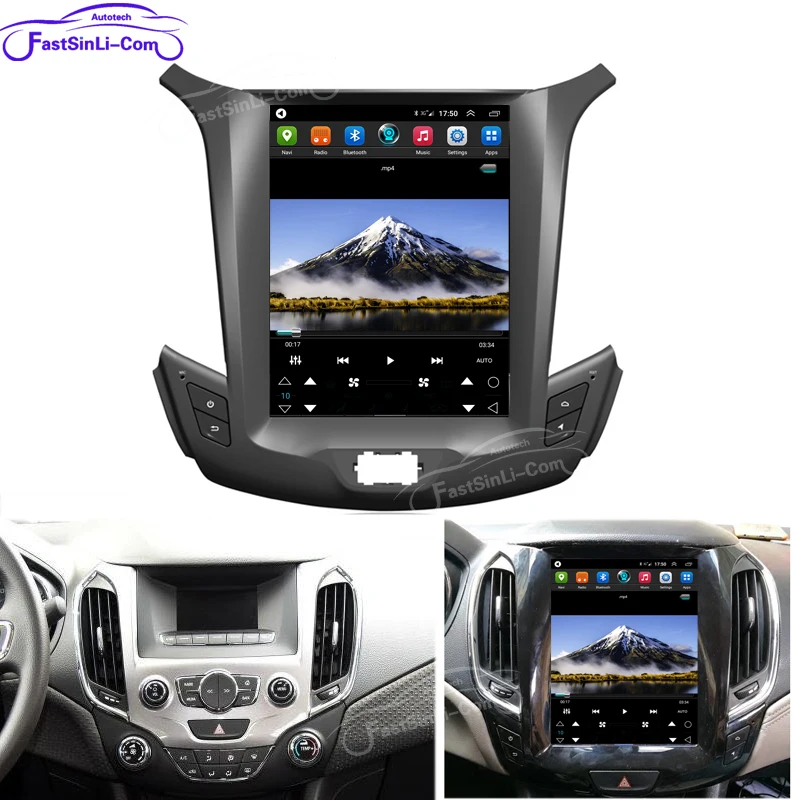 Автомобильный 10 4 дюймовый Android мультимедийный плеер радио для Chevrolet Cruze 2015-2016 GPS