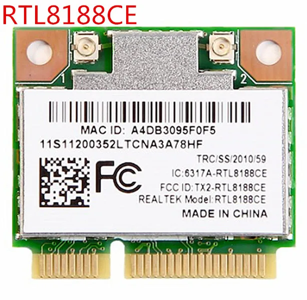 RealTek RTL8188CE ноутбук PCI Express Wi Fi адаптер для Acer ASUS Dell Half Mini e сети|wifi adapter|pci express wifi cardpci-e