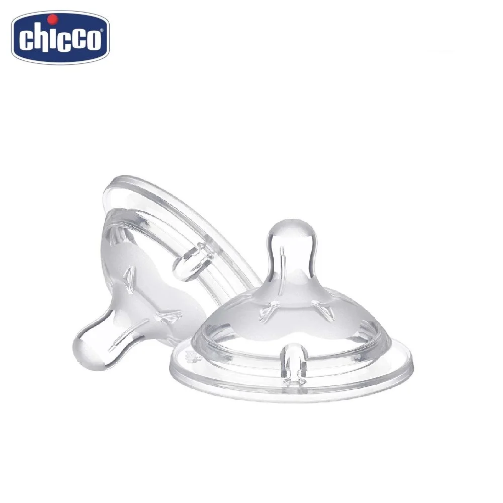Соска Chicco Natural Feeling 2 шт. 6 мес.+ сил. с флексорами для густ. пищи|Соска| |