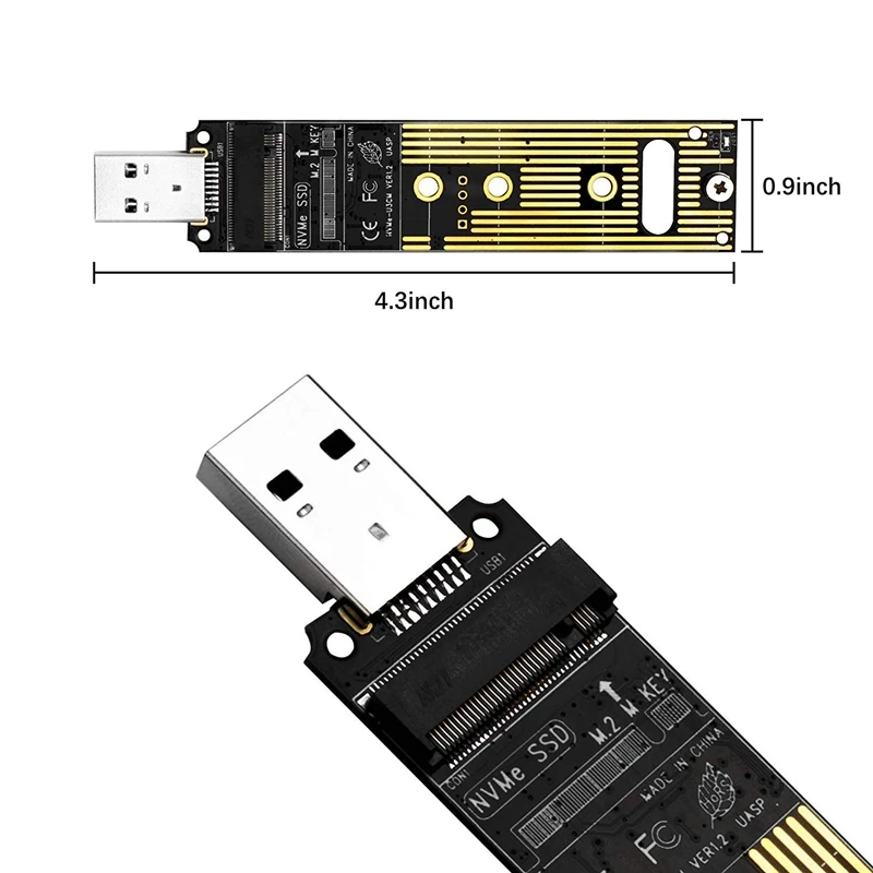 M.2 Nvme Ssd на Usb адаптер карту типа a высокая производительность 10 Гбит/с 3 1 Gen 2