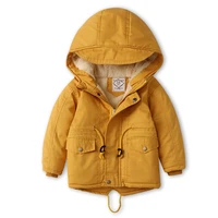 baby boys fleece coat kids winter outdoor velvet hooded jacket children 2 10t thick warm tops child autumn casual outerwear