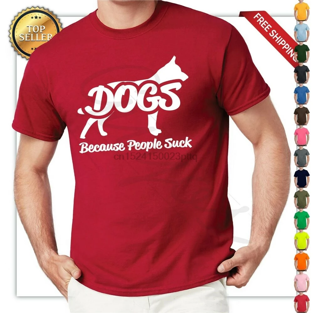 Смешные футболки с надписью влюбленных собак 15 цветов |