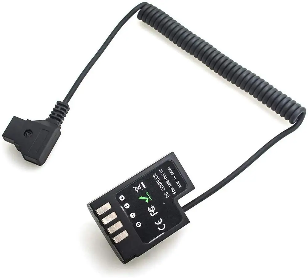 Регулируемый кабель адаптера питания с разъемом D Tap для камеры Panasonic GH3 GH4 GH5