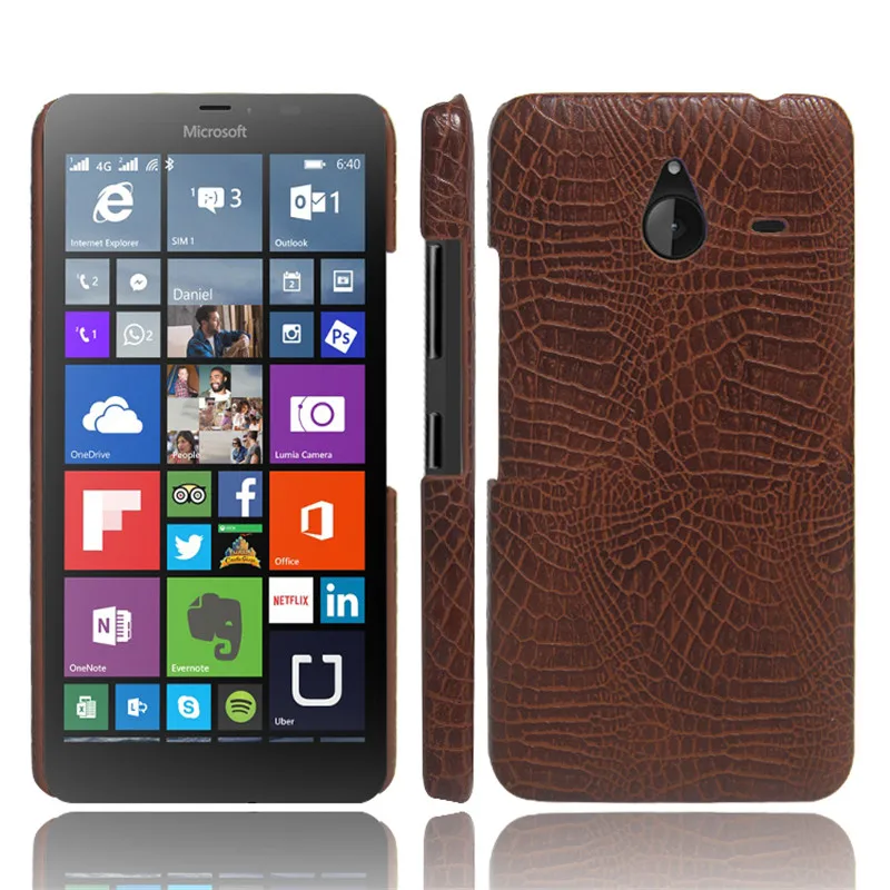 Чехол для Microsoft Lumia 640 XL задняя крышка из искусственной кожи чехол телефона Nokia 640XL