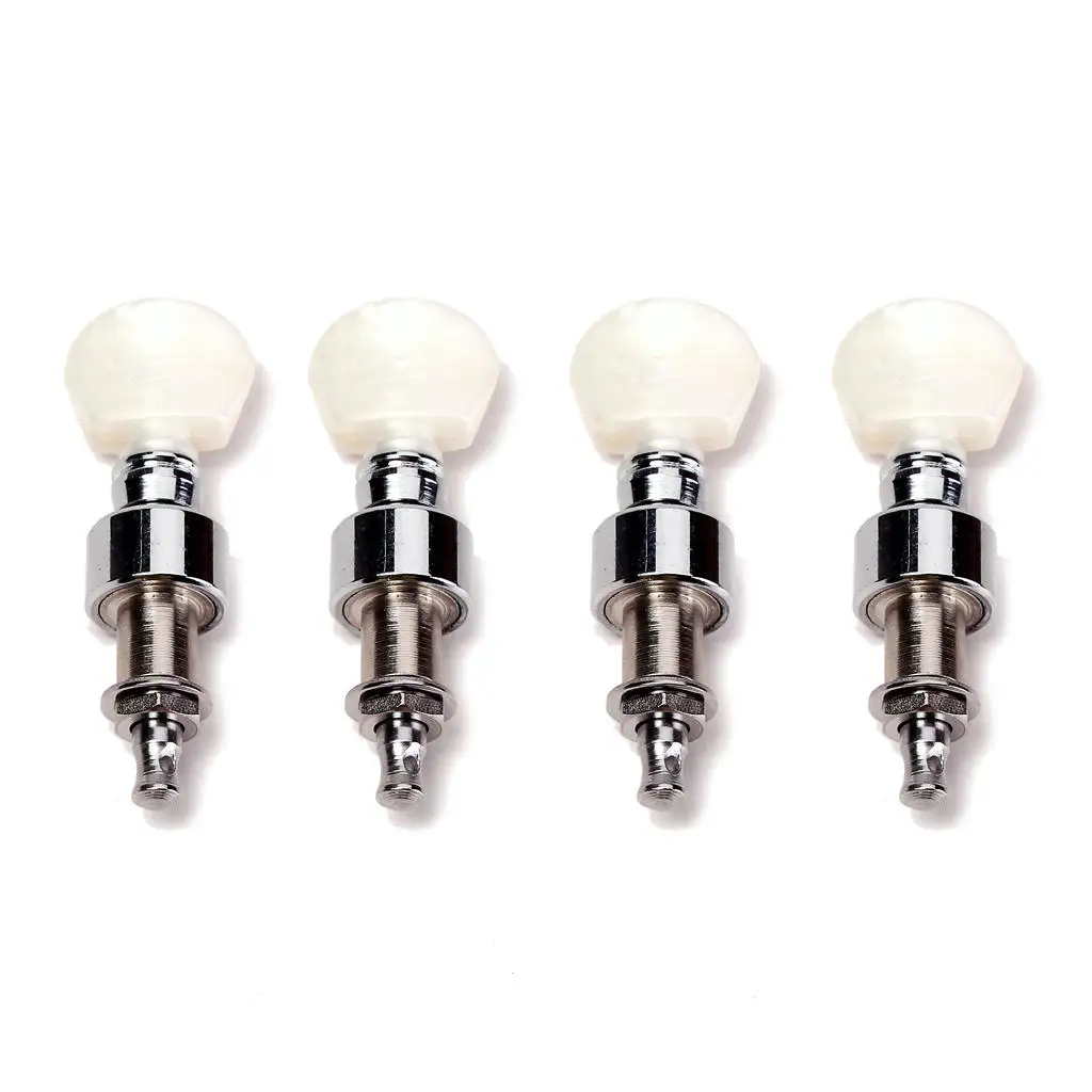 

5 Pieces Banjo Tuner Head Tuning Pegs Machine Heads Machine Heads Chrome