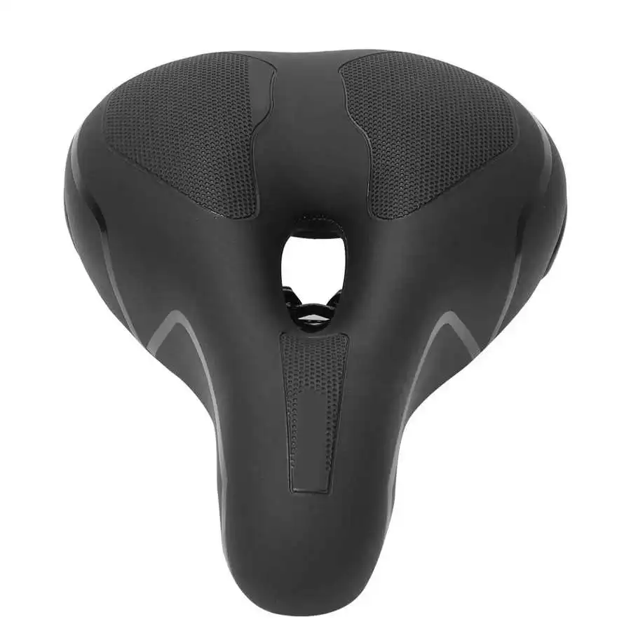 Большое велосипедное седло мягкое удобное утолщенное сидение для горного