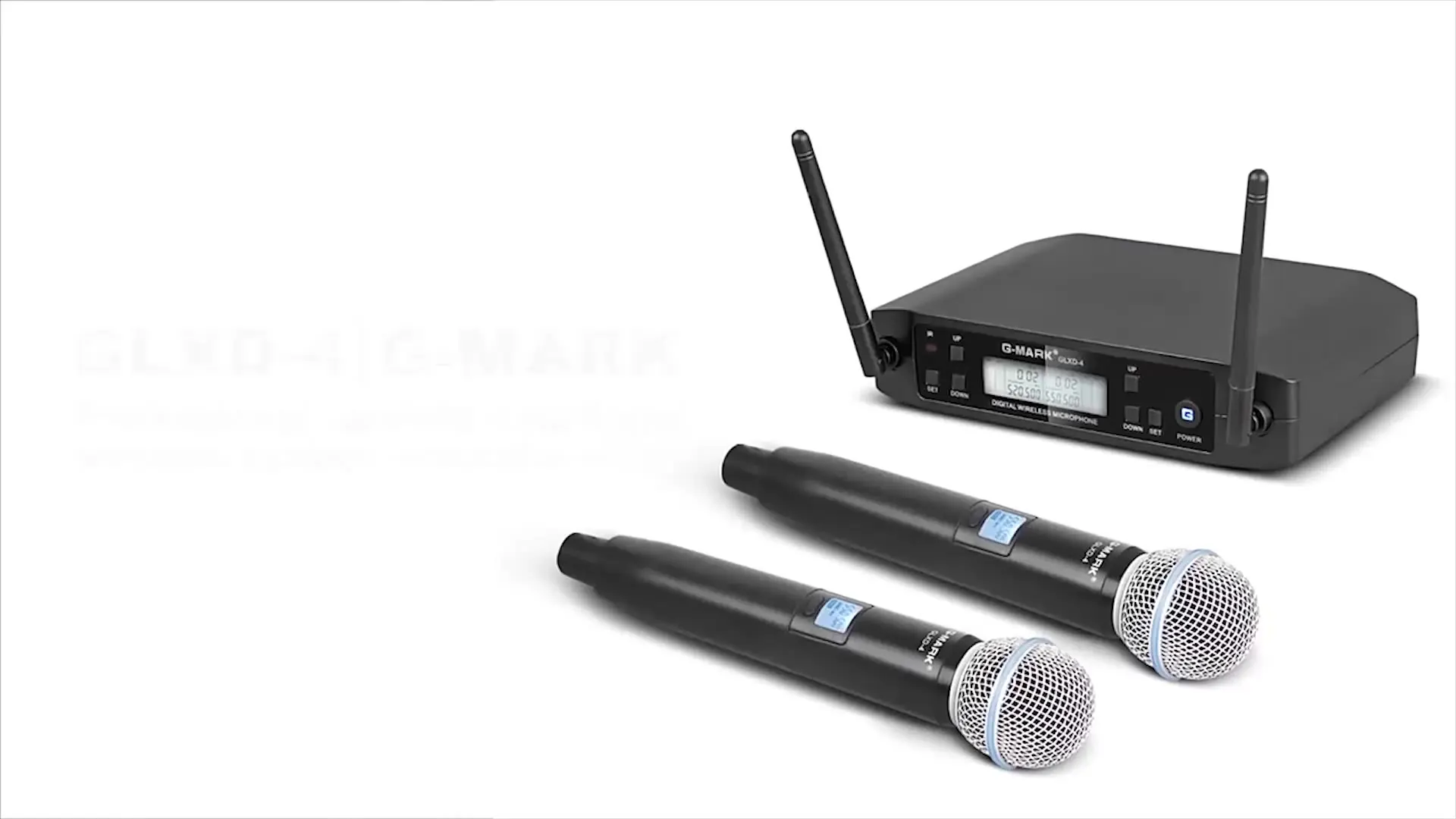 

Микрофон Wireles Φ D4, профессиональная 2-канальная система УВЧ, динамический микрофон, автоматическая частота 80 м для вечевечерние, сцены, прием...