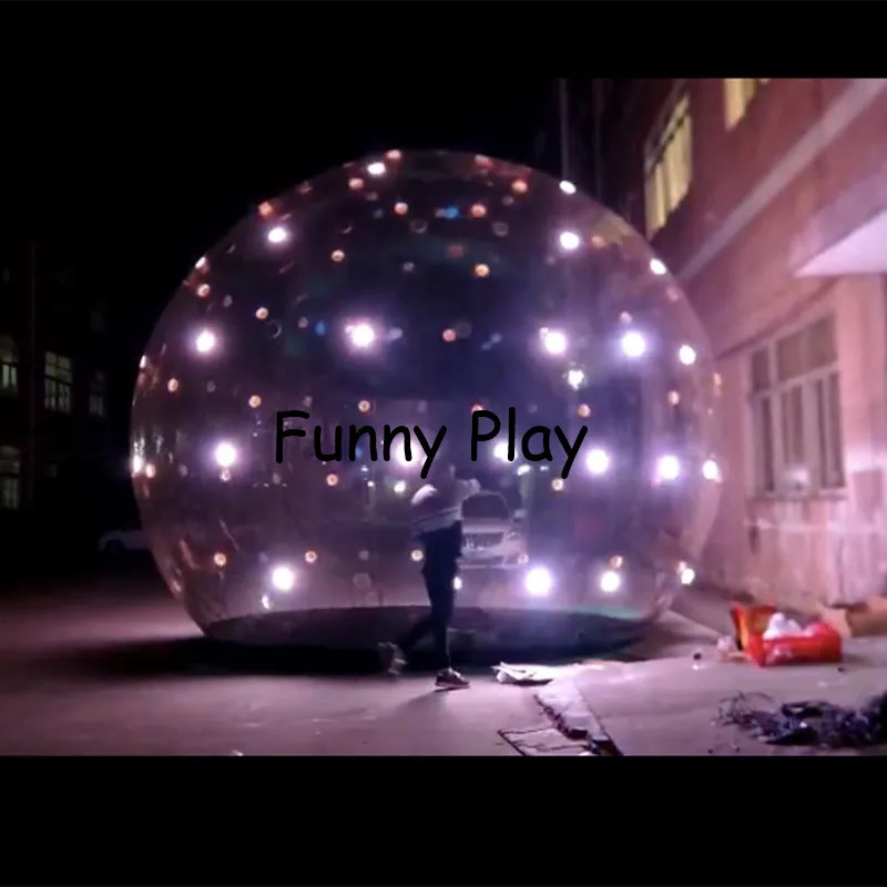 Гигантский пузырьковый шар с подсветкой для Рождественского украшения большой