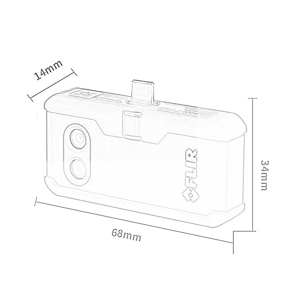 Тепловизор поколения 3 инфракрасная тепловизионная камера FLIR ONE PRO с ночным