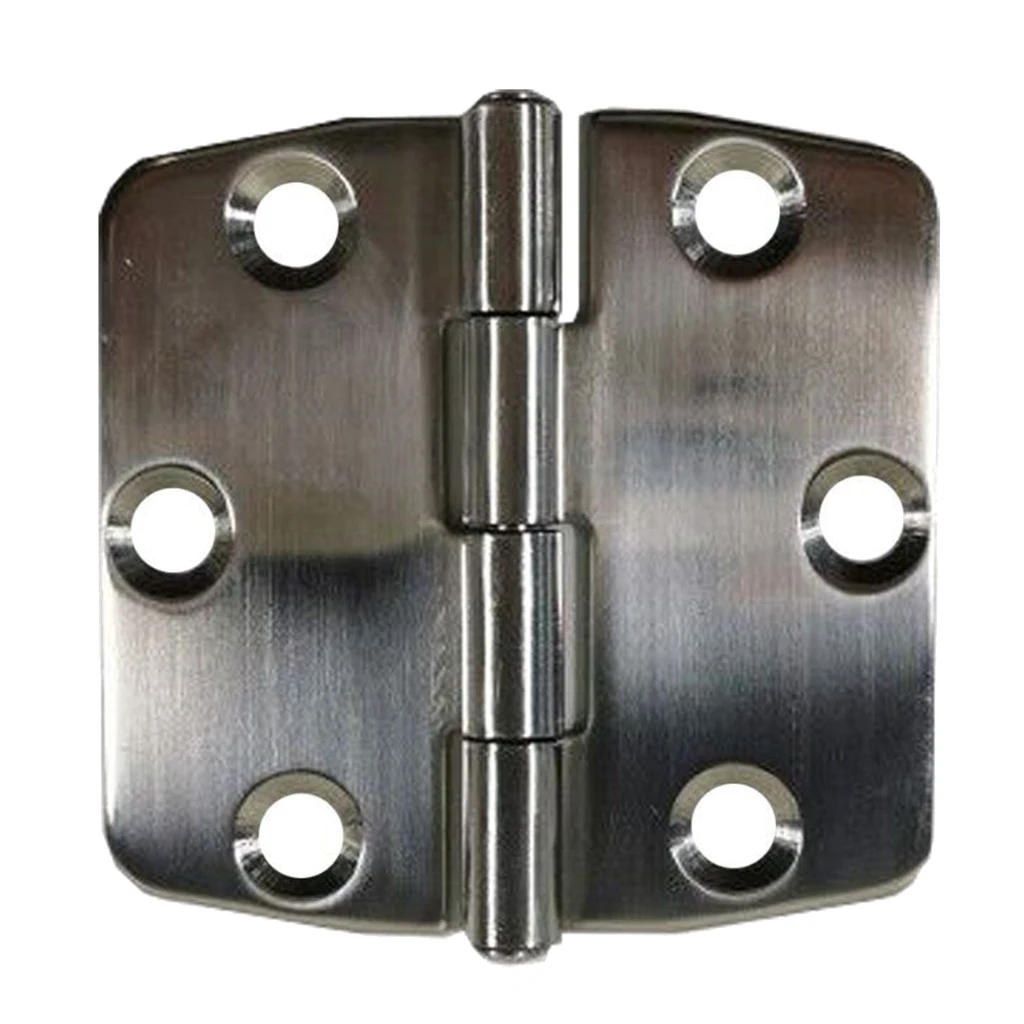 

POLISHED STAINLESS STEEL BUTT HINGE FOR MARINE BOAT HOME FURNITURE 74X75MM