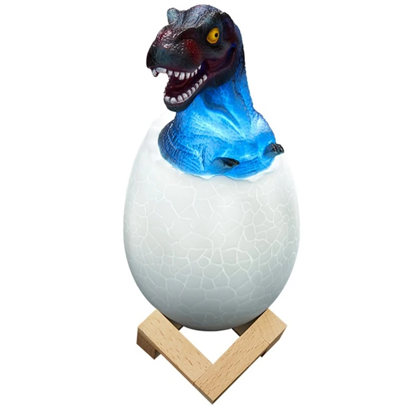

Contact Sensor LED Night Light Colors Dinosaur Egg Bedside Lamp Toy Rechargeable Table Lamp for Living Bed Room