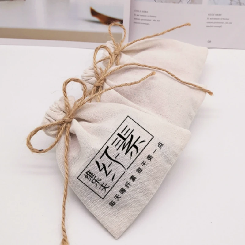 20 шт. льняные джутовые сумки для ювелирных изделий | Украшения и аксессуары