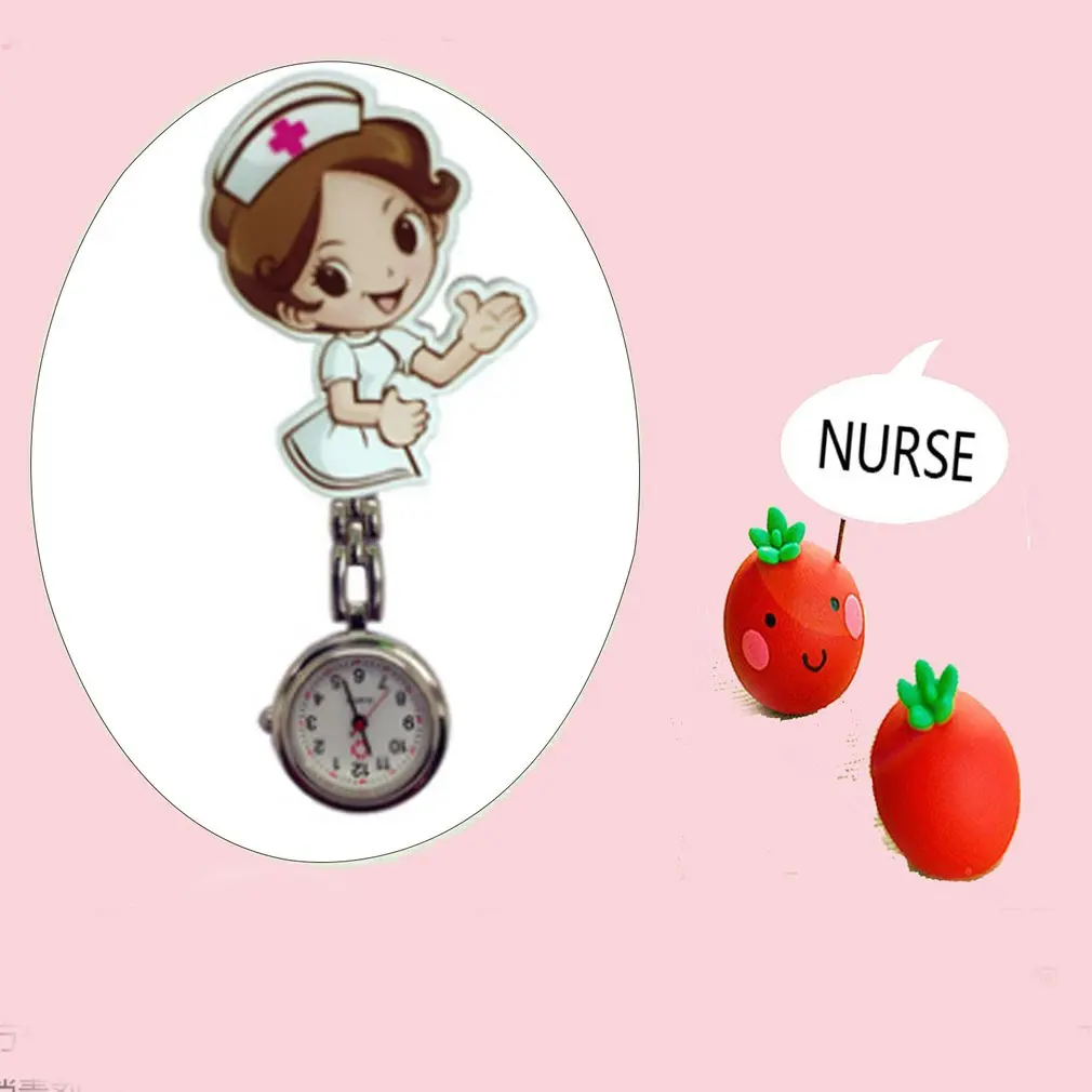 Часы Trendcy унисекс милые Мультяшные женские медсестры с 3d-изображением цветов и