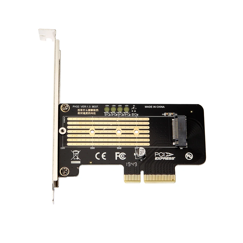 M.2 NVME адаптер карты PCI-E X4 к карточка расширения SSD для протокол M-key B &amp M ключ