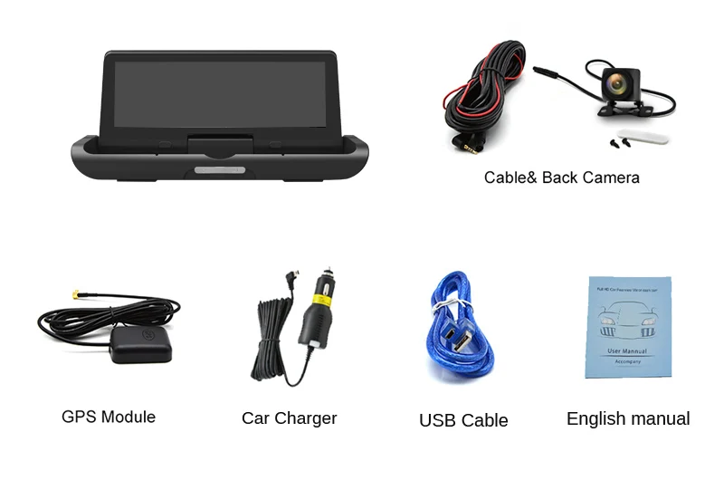 LDZDSEE 4G ADAS Full HD 1080P Автомобильный видеорегистратор Камера 7,84 дюймов ips Android видеорегистратор gps камера заднего вида Авто регистраторы