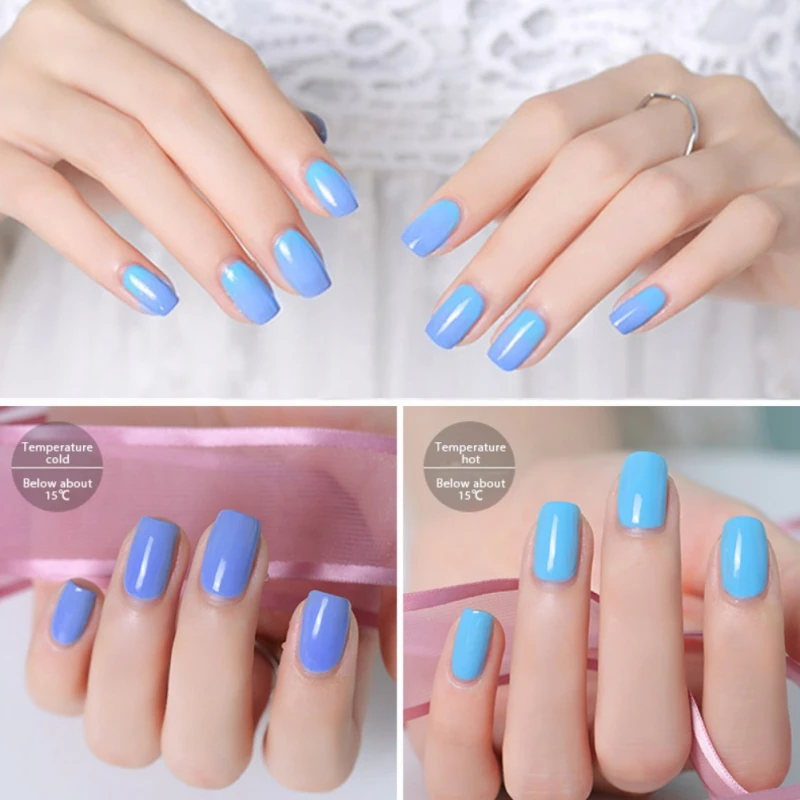 Профессиональная мульти Цвет для УФ гель лак ногтей клей комплект лаков теплые