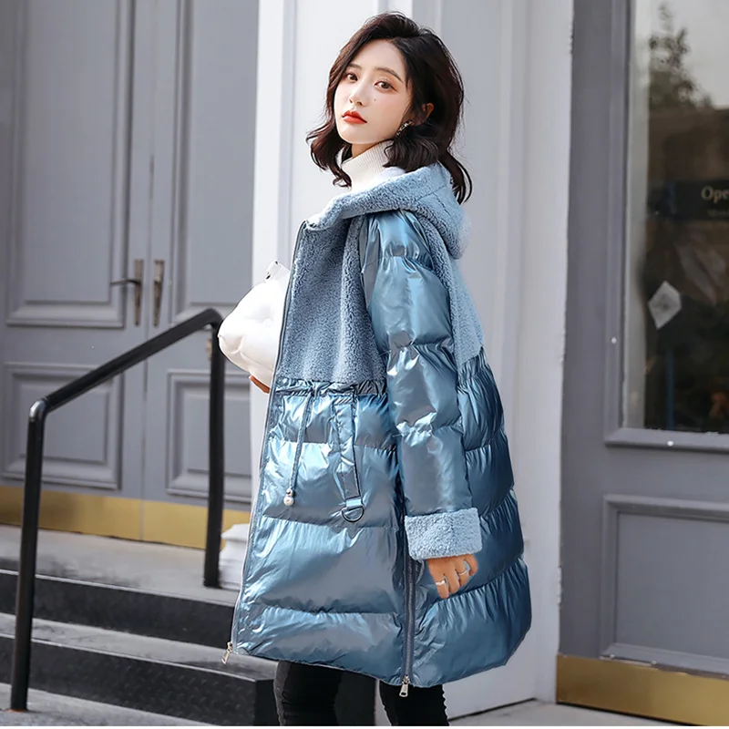 Женское хлопковое пальто с капюшоном женские пуховики зимняя верхняя одежда 2020