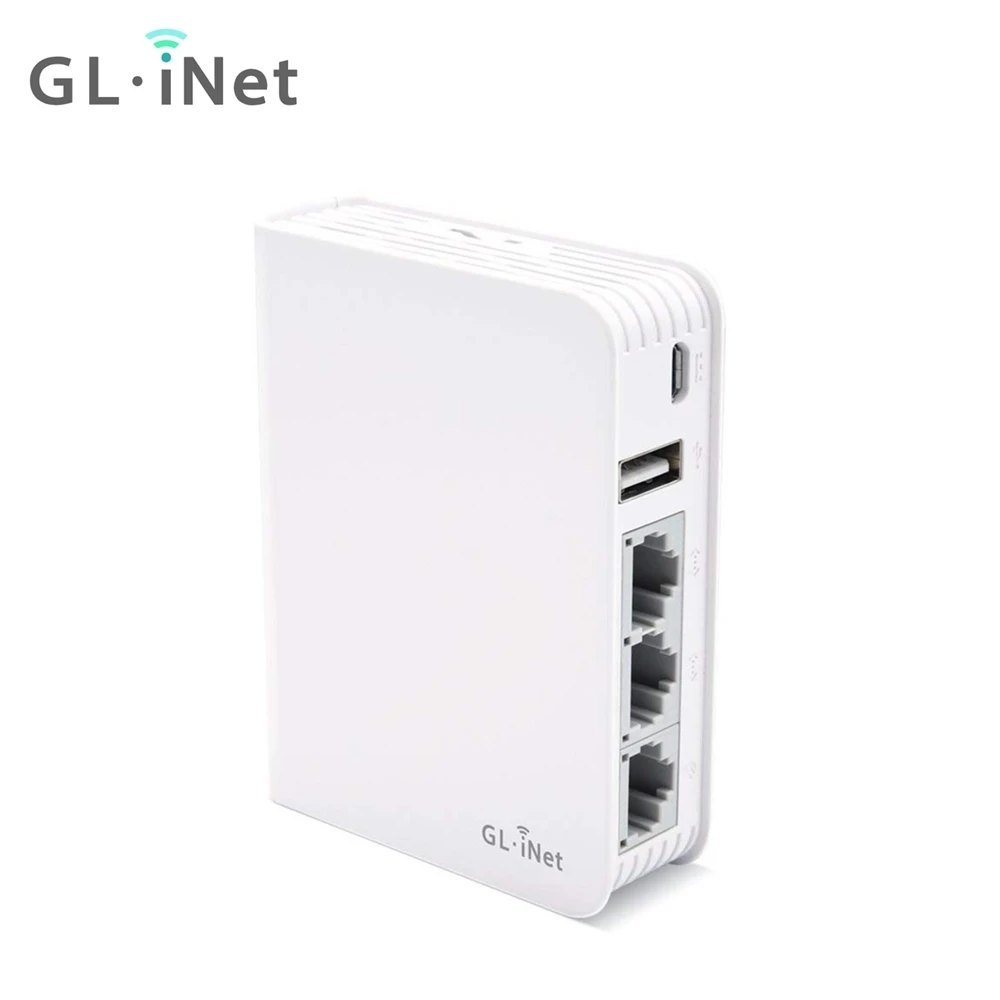 GL. iNet AR750 Путешествия AC маршрутизатор 300 Мбит/с (2 4G) + 433 (5G) Wi Fi 128 МБ ram MicroSD хранение