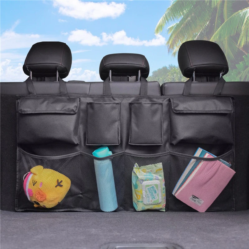 Car Multi-Functional Multi-Pocket Storage 600D Oxford Cloth Trunk Hanging Bag Rear Luggage Interior | Автомобили и мотоциклы