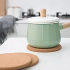 10 шт., деревянные подставки для чая, кофейной чашки