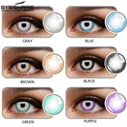 Цветные контактные линзы EYESHARE для аниме-косплея, 1 пара, для глаз, для ежегодных учеников, цветные линзы ed, косметические контактные линзы, красота, макияж