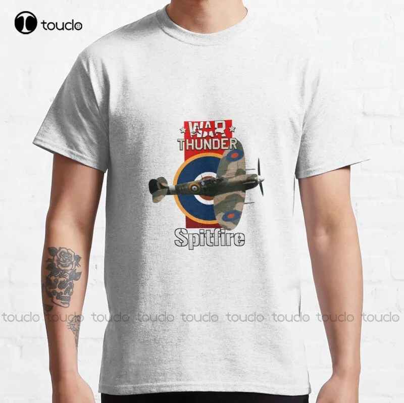 

New War Thunder Spitfire Classic T-Shirt Women T Shirt S-5XL golf shirts women Unisex