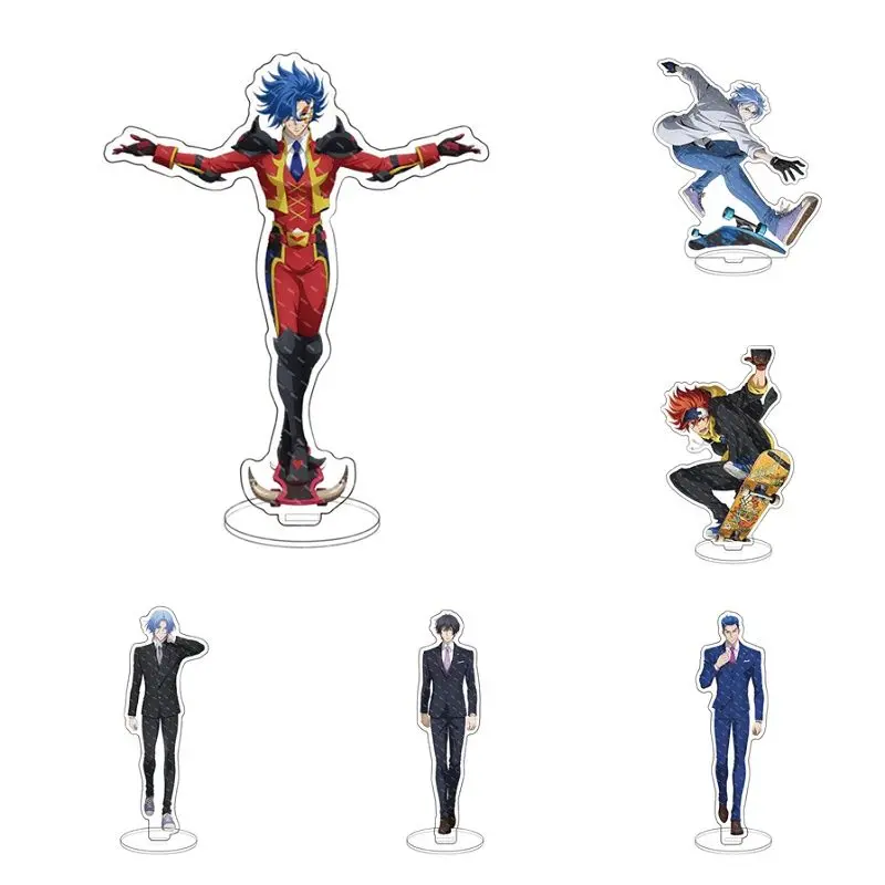

New Anime SK8 the Infinity Figure Cosplay Reki Snow Miya Cheery Blossom Acrylic Stands Model Desk Decor Fans Boy Girl Collection