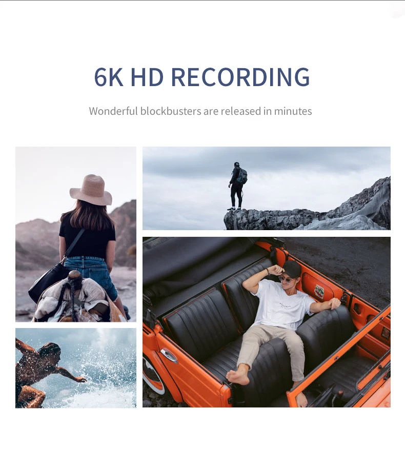 Складной Дрон JJRC X17 6k HD Стандартный Wi-Fi FPV GPS Безголовый бесщеточный двигатель
