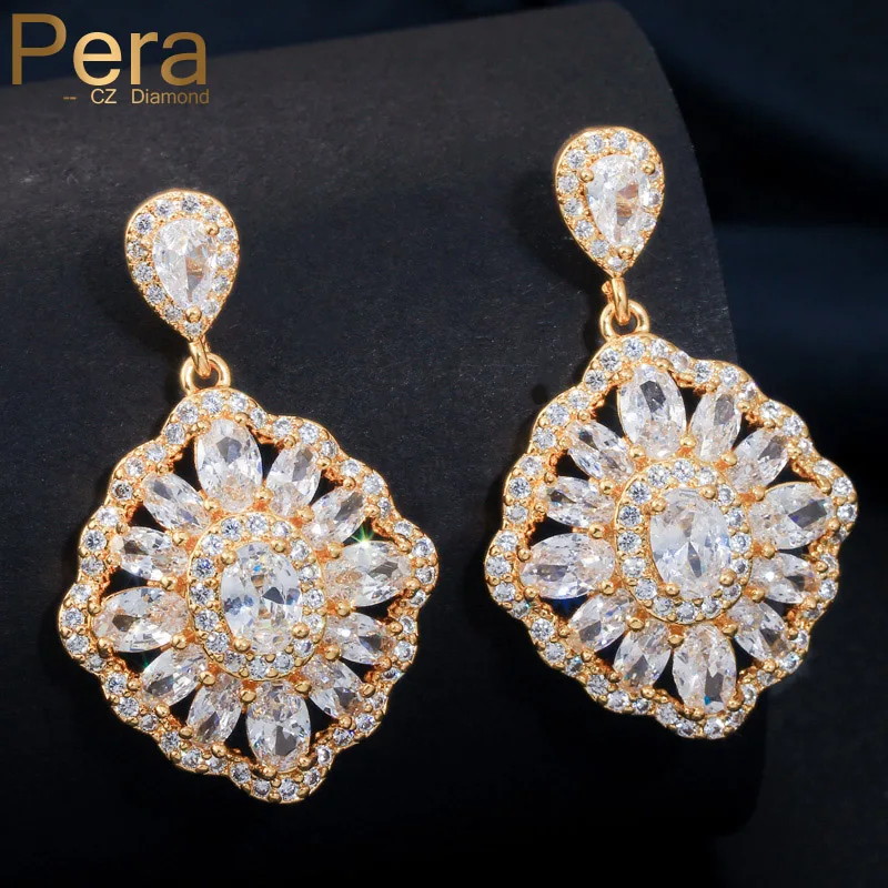 Pera винтажные нигерийские женские ювелирные изделия желтого золота большие