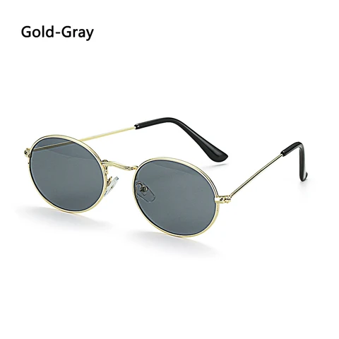 Женские Овальные Солнцезащитные очки, очки для вождения, маленькие золотые винтажные пикантные круглые солнечные очки в стиле ретро, аксессуары для велоспорта