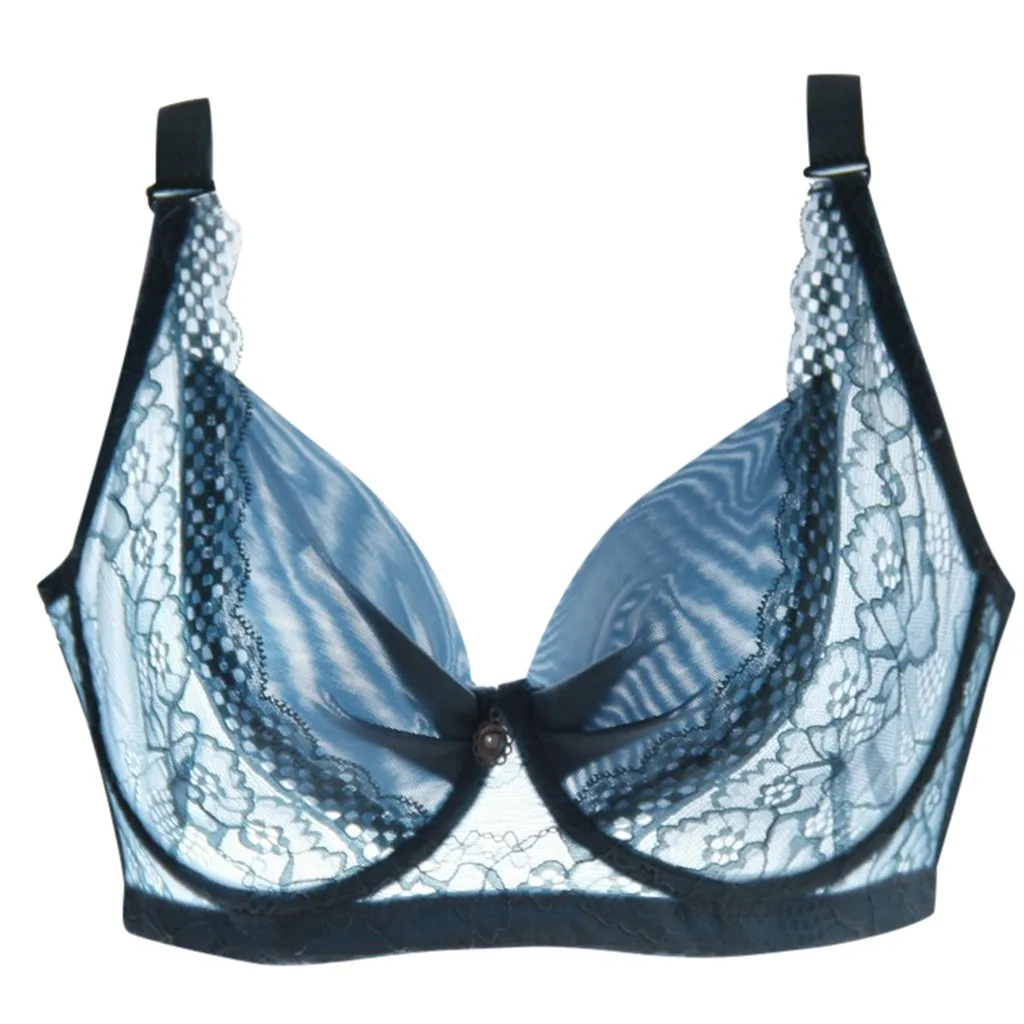 Сексуальный бюстгальтер размера плюс Женский Регулируемый сетчатый дышащий