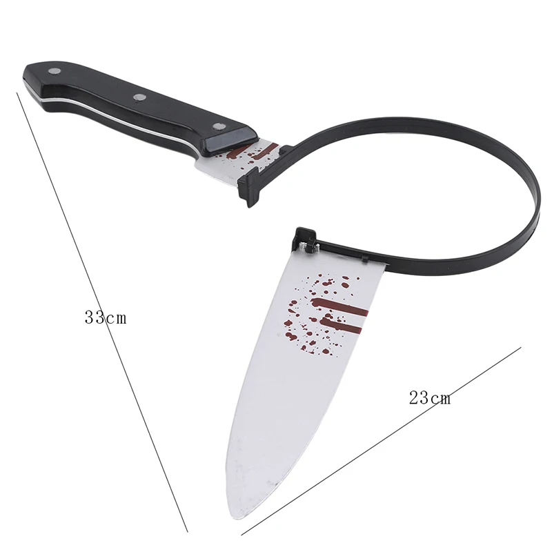 Искусственное оружие из страха нож для пилы пластиковый искусственный с кровью