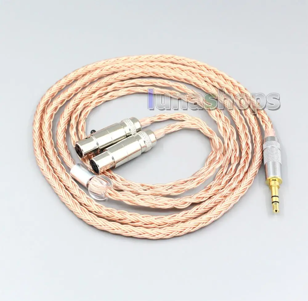 LN006753 2 5 мм 3 XLR сбалансированный 16 Core 99% 7N OCC кабель для наушников Audeze LCD X XC 4z MX4