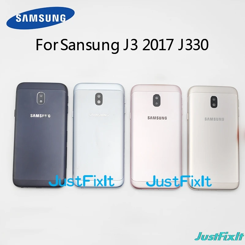 

Оригинал для Samsung Galaxy J3 2017 J330 SM- J330A J330F J330M J330FN задняя крышка корпуса аккумуляторной батареи задняя крышка