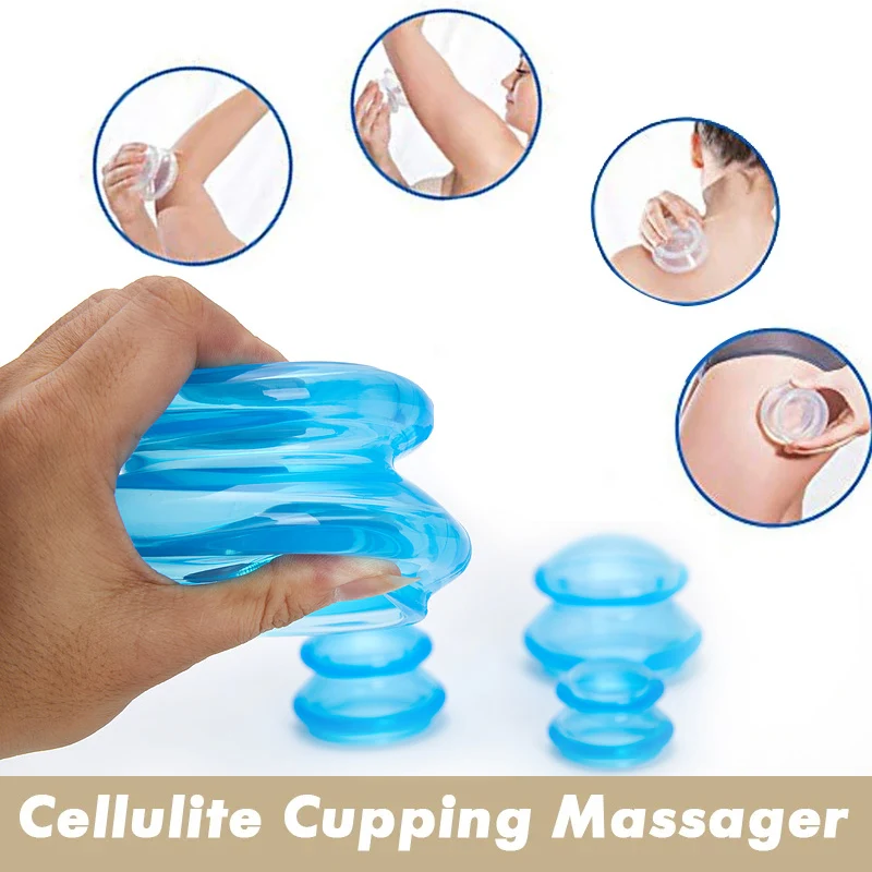 Прозрачный вакуумный массажный Набор для лица тела целлюлита массаж вентозы