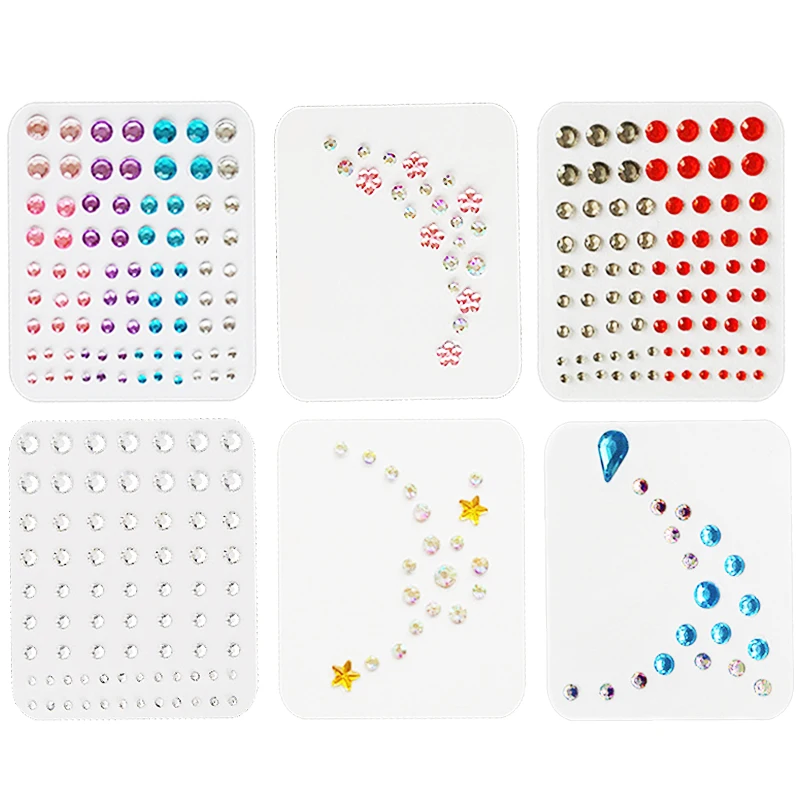 Краска для тела блестящая празднивечерние Макияж лица драгоценные камни стразы