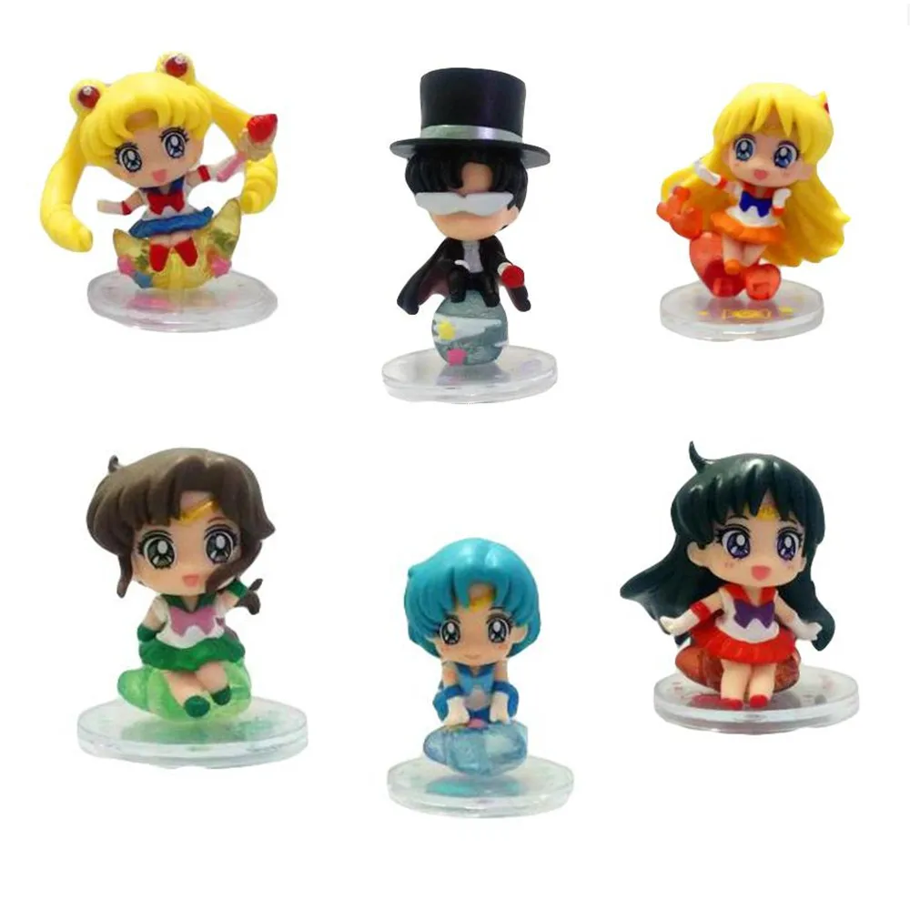 С изображением героев из мультфильмов 1 штука аниме Сейлор Мун для милых девочек